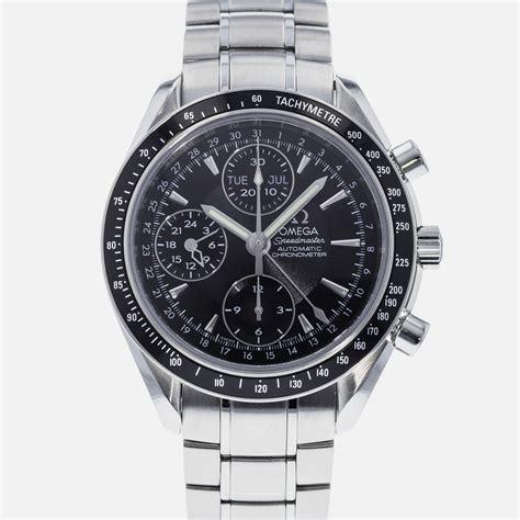 omega speedmaster 3220.50.00|Speedmaster Date / Day‑Date 40 mm, steel on steel .